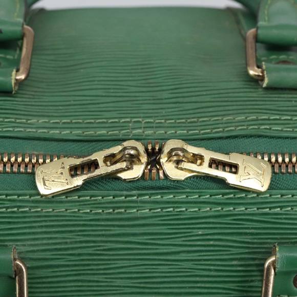 LOUIS VUITTON Epi Keepall 45 Boston Bag Green M42974 LV Auth 96866 - Picture 10 of 16